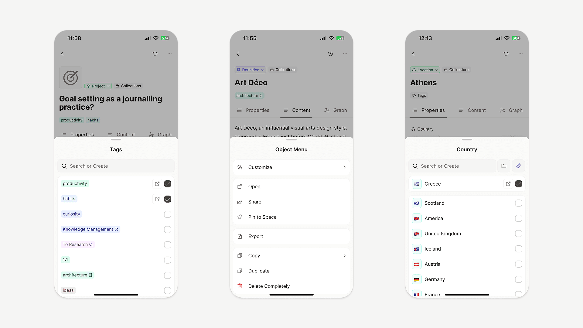 Mobile UI clean-up and refactoring