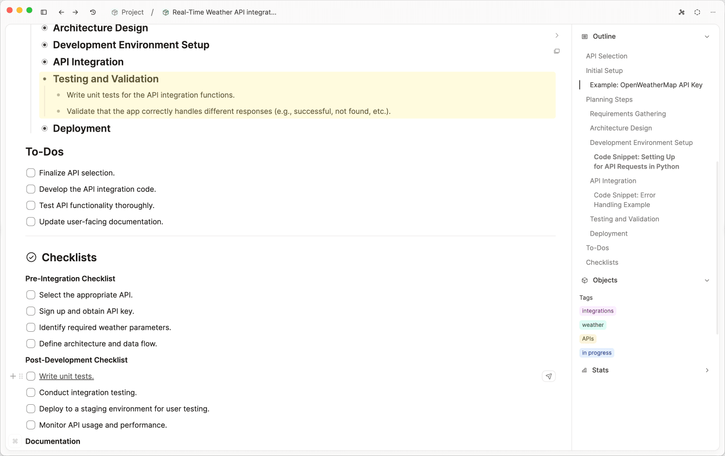 same page block references